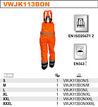 SPODNIE SZWED OSTRZEGAWCZE VIZWELL...